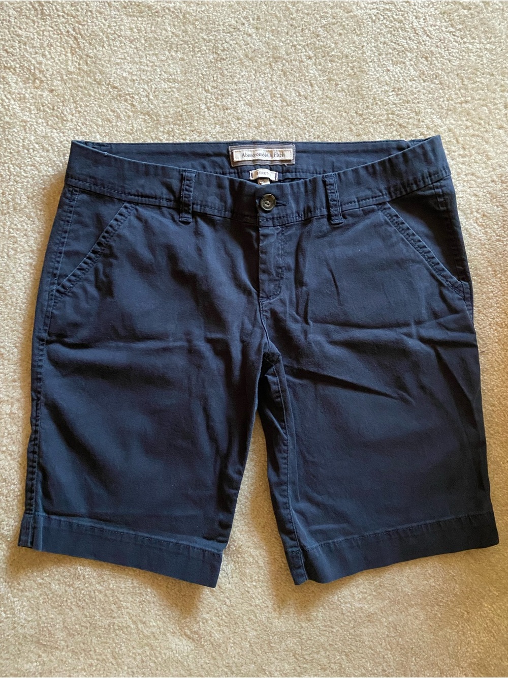 Abercrombie & Fitch Navy Blue Bermuda Shorts​​